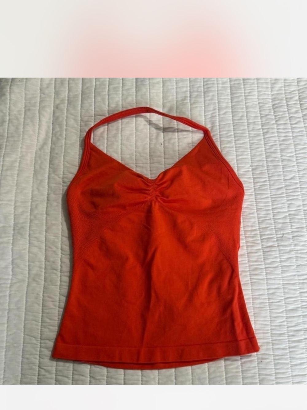 DFYNE XSMALL CHILI Impact Longline Strappy Top
